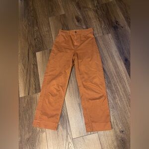 Everlane women’s orange  Rust pants size 4